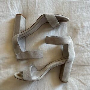 Jeffrey Campbell Taupe Suede Heels